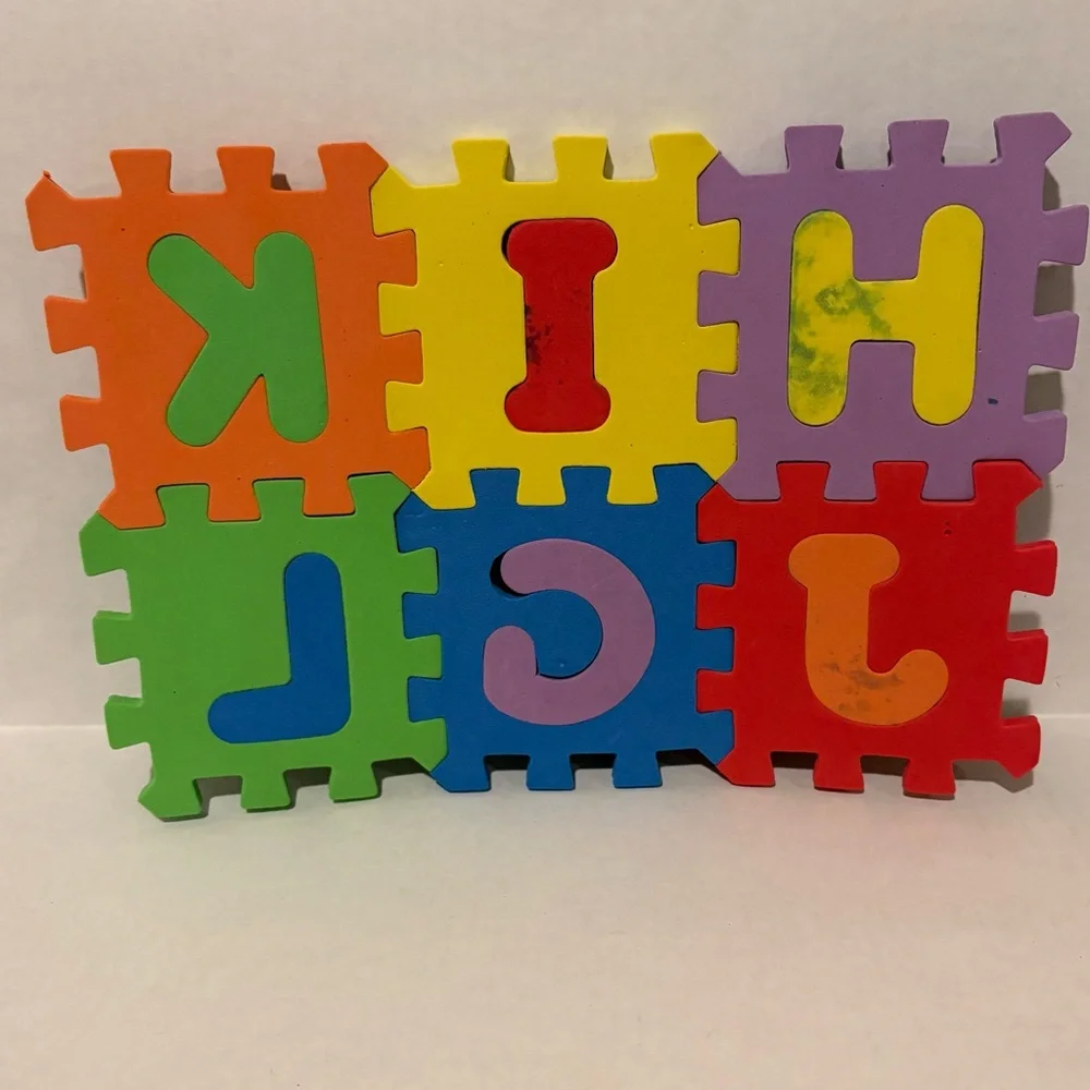 Colorful Alphabet Puzzle Mat for Kids